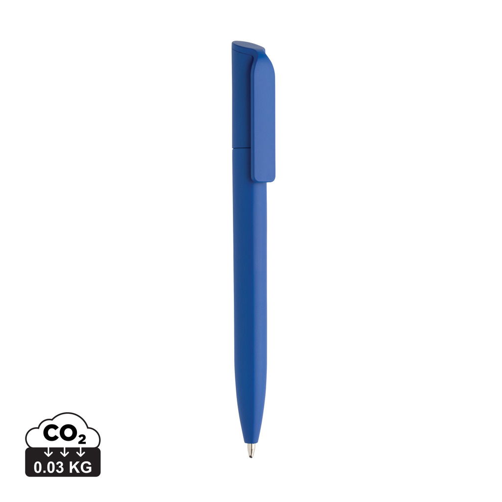 Mini stylo en ABS recyclé personnalisable Pocketpal Bleu royal